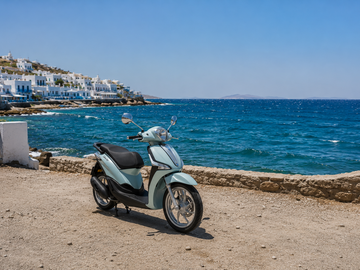 Auto: Piaggio Liberty or Derbi Boulevard 50cc