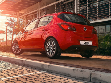Cars: Opel Corsa DIESEL red