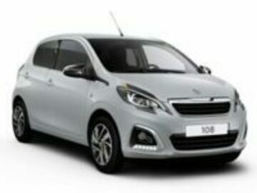 Cars: peugeot 108 or similar